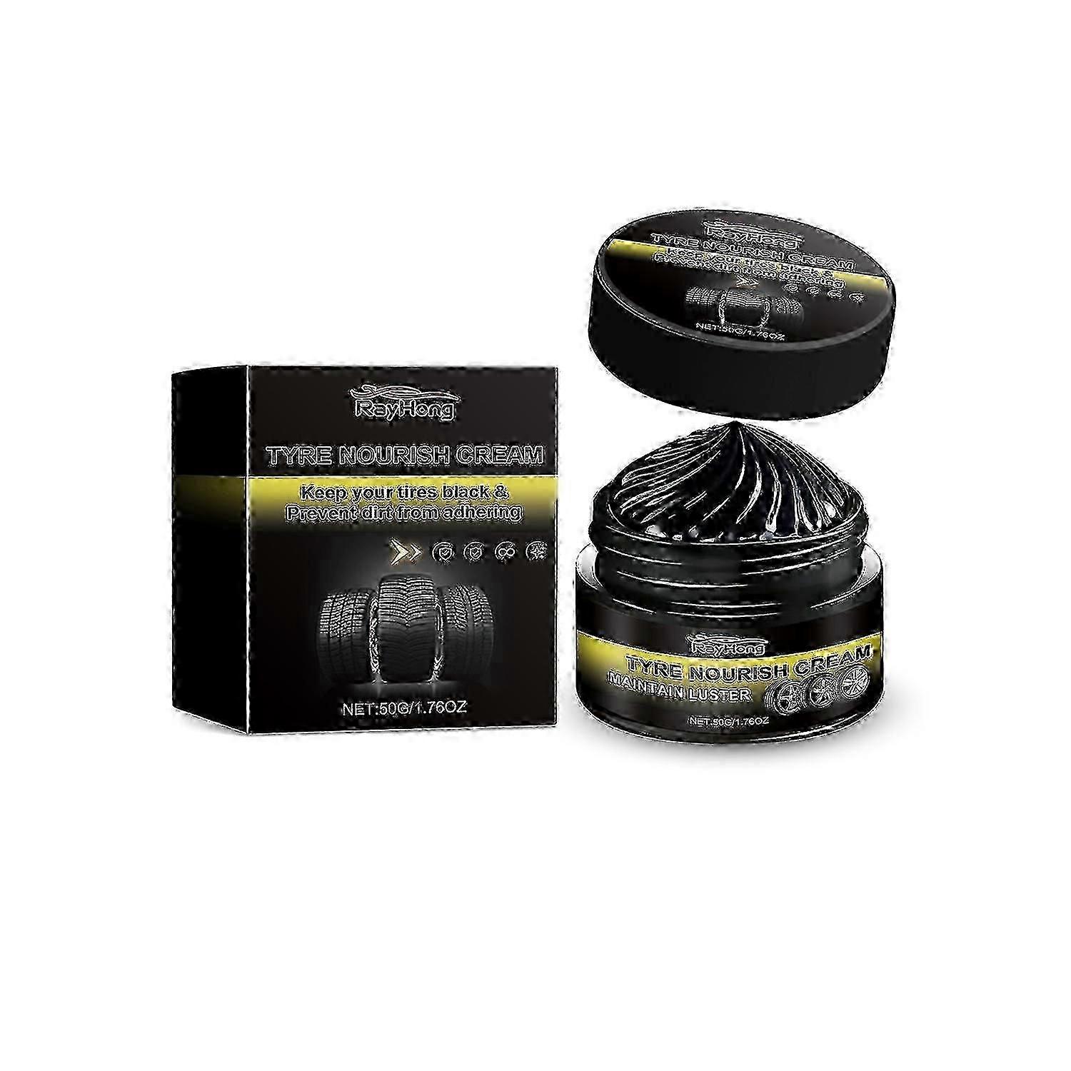 Rayhong Car Tire Retreading Wax, Durable Protection Against Dirt Tire Aging Dust Polishing Wheel Ret