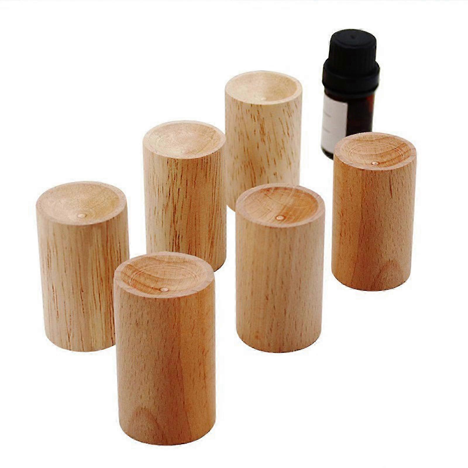 10PCS Aroma Wood Diffuser for Essential Oils - Relaxing & Refreshing