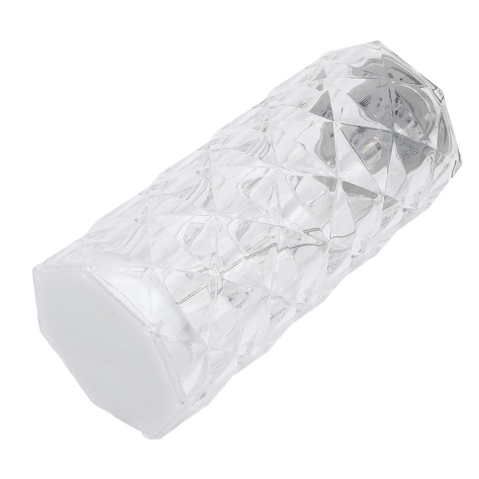 Ambiance Table Lamp 3 Color Touch Control Exquisite Look Acrylic Rechargeable Bedside Night Lamp for Home Bedroom Small 