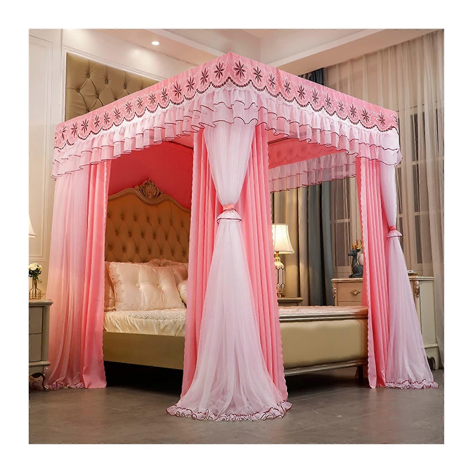 Bed canopy, luxurious mosquito net, blackout, dustproof bed canopy, 3door design, princessstyle bed curtain Ref: 4880