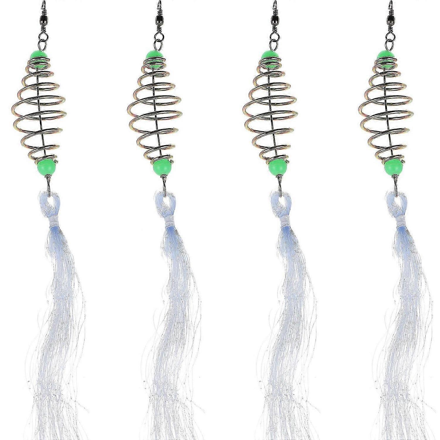 4 Pcs Saltwater Fishing Cast Net Bait Trap Fish Throw Net Freshwater Casting Net