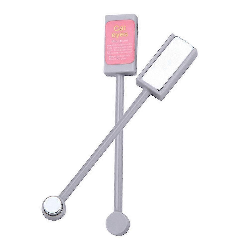 2Pcs Cat Eye Magnet for Nails - Create 3D Cat Eye Designs