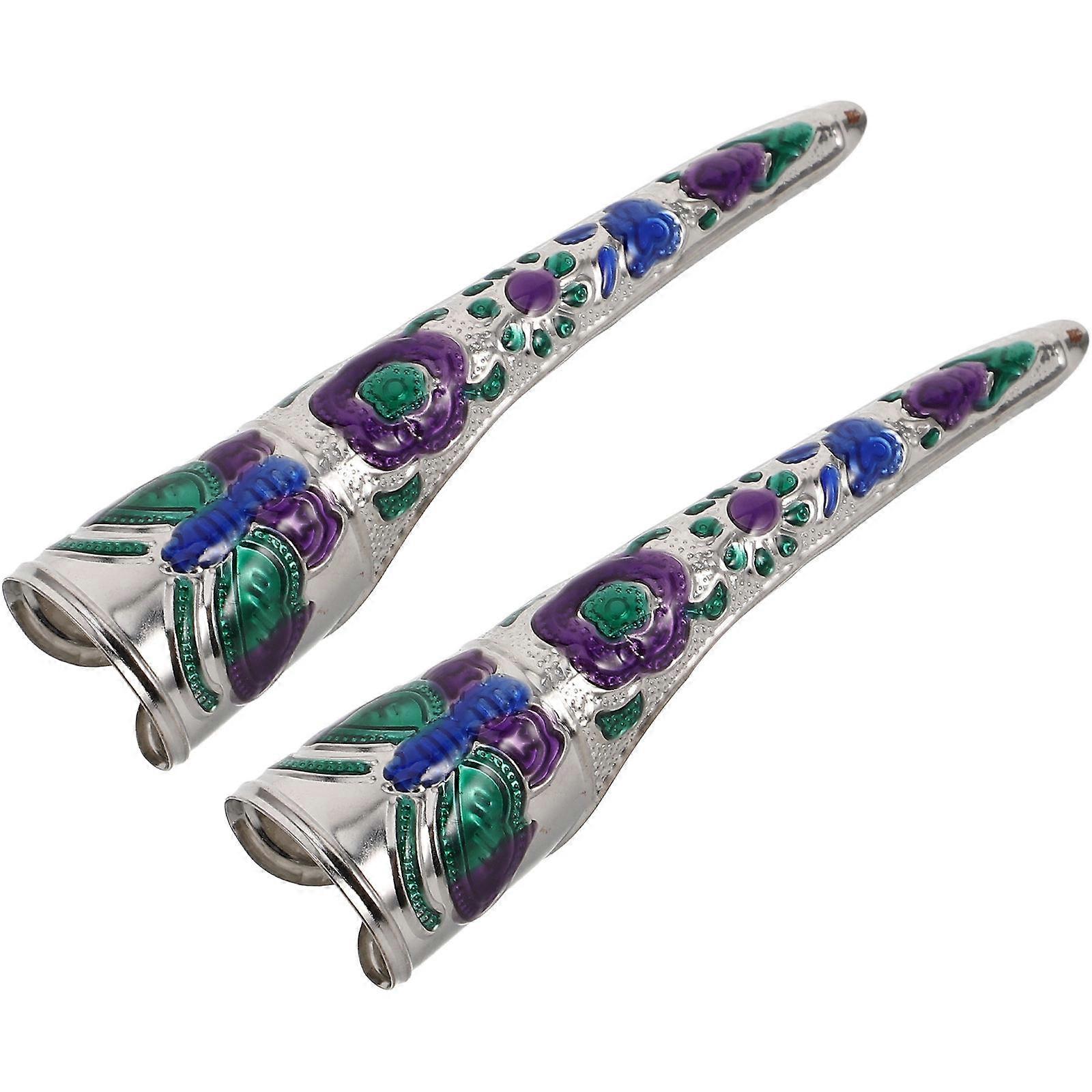 It seems you're referring to a product listing, possibly for **Ancient Queen Fingernail Rings** — ornamental nail covers often used for costume