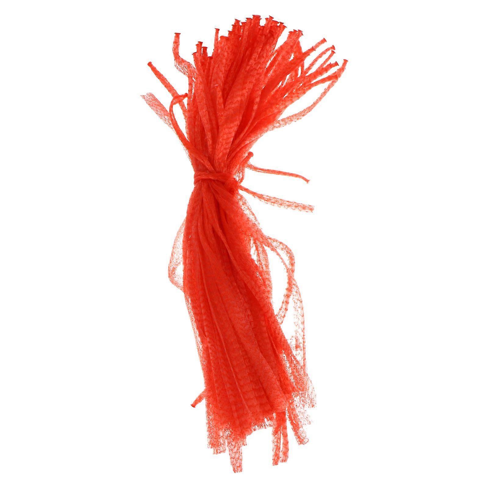 100Pcs Fruit Vegetables Packaging Net Food Packaging Bag Plastic Mesh Bags