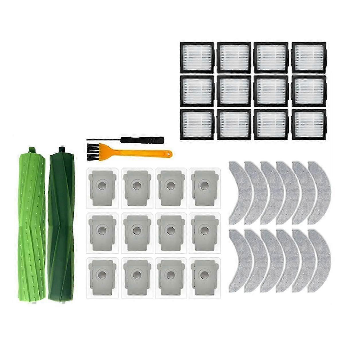 Replacement Side Brush & HEPA Filter for Combo J7+/J9+ Robot Vacuum