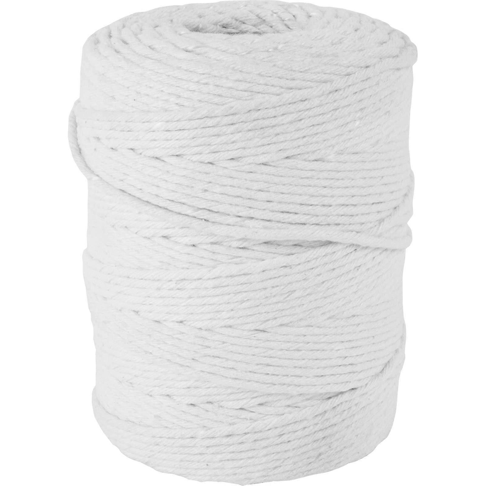 Meat Tying String Butcher String for Tying Poultry Meat Ham Crafts and Decoration Diah (White Cotton, 250g)