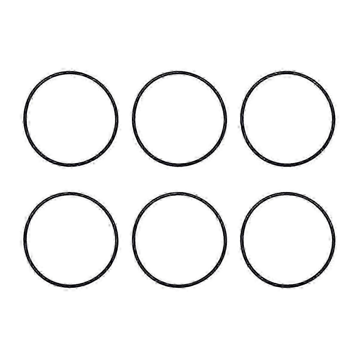 6Pcs Pool Chlorinator Cover O-Ring Compatible with Certain Brands (Black)