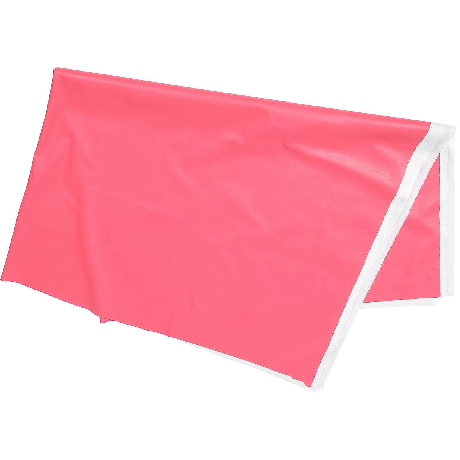 Artificial Craft Material Leather Sheet for Crafting Sewing Hats Home Decorations 138X100CM Watermelon Red Pu Material DIY 1Pcs