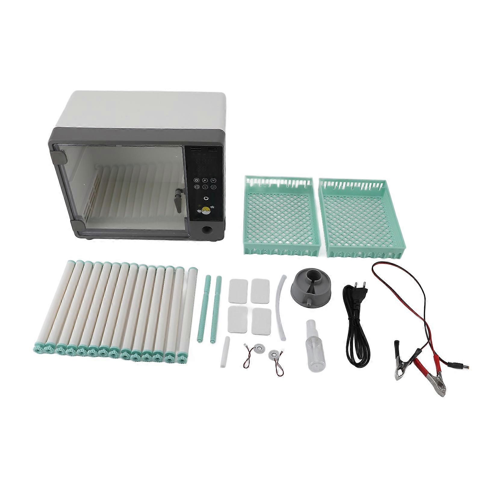 Incubator Holds 24 Automatic Egg Turning Humidity Temperature Control Electric Incubators for Eggs Hatching