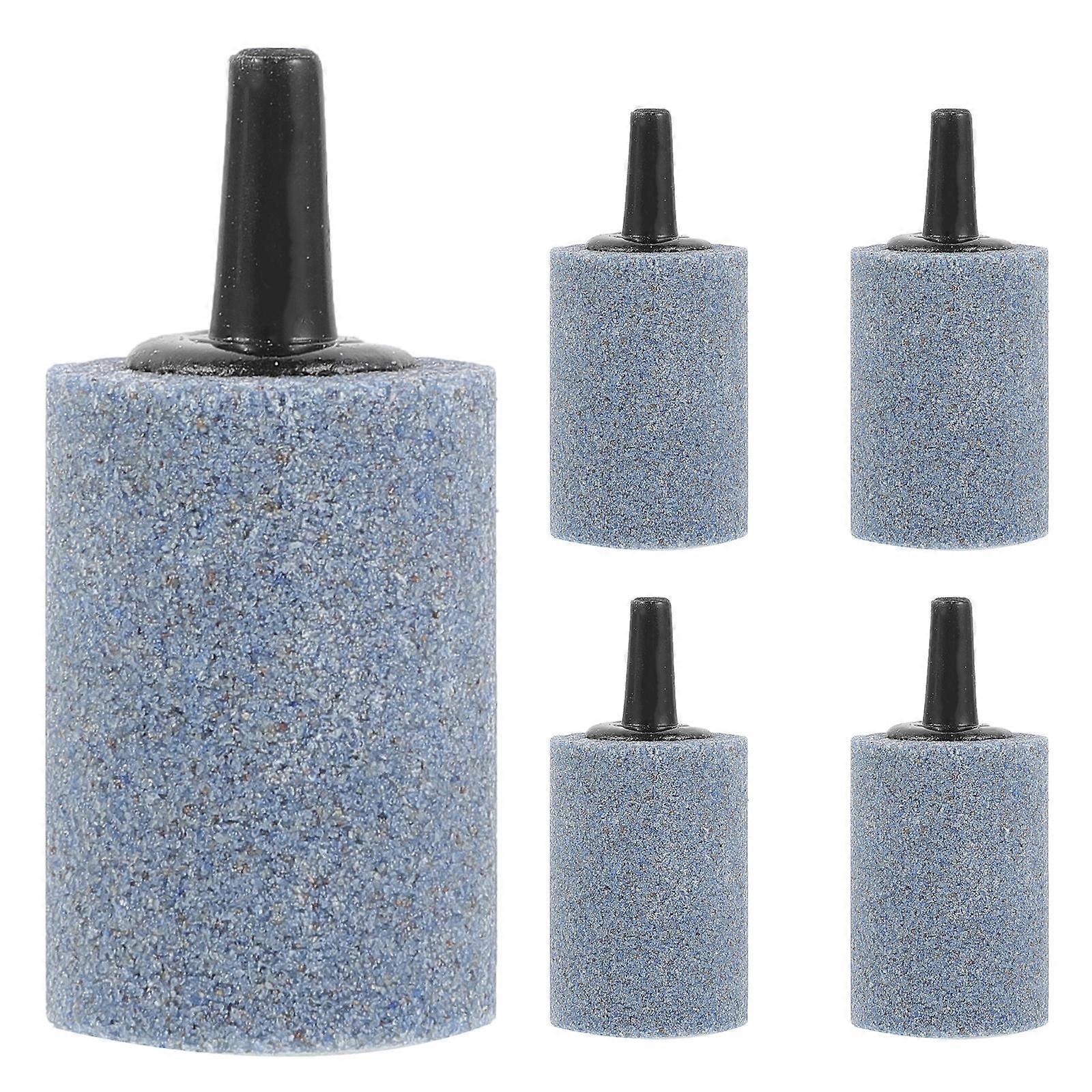 Underwater Aquarium Air Stone Bubble Diffusion for Office Use Plastic 5Pcs