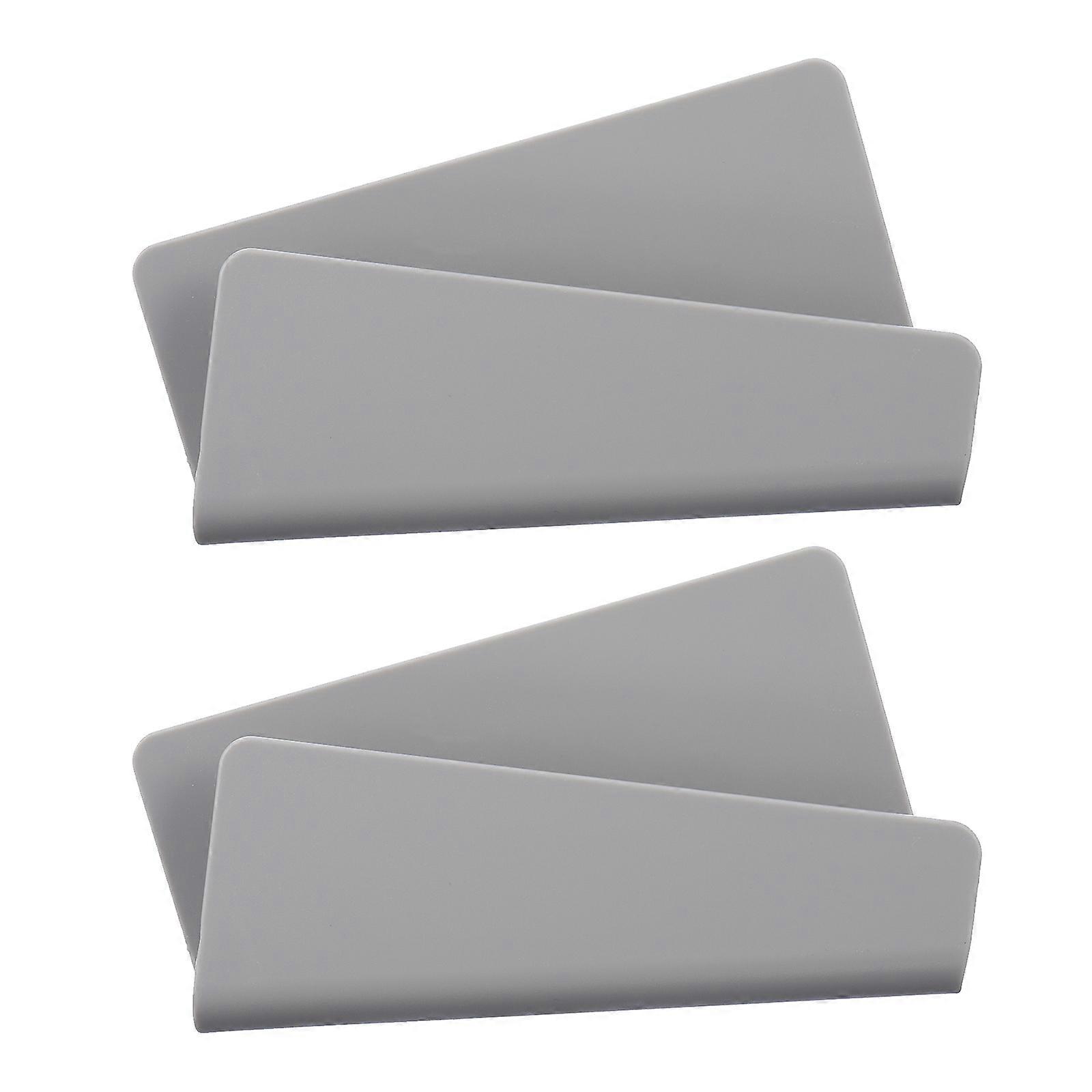 Wall Phone Holder Mobile Phone Bracket Space Saving Function Grey Color 12.4X7X2.7CM 2Pcs