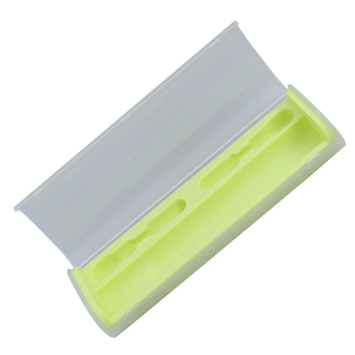 Brush Holder Travel Electric Toothbrush Case Green 21.50x8.00x4.50cm Storage Carrying Case for Electric Toothbrush 1Pack
