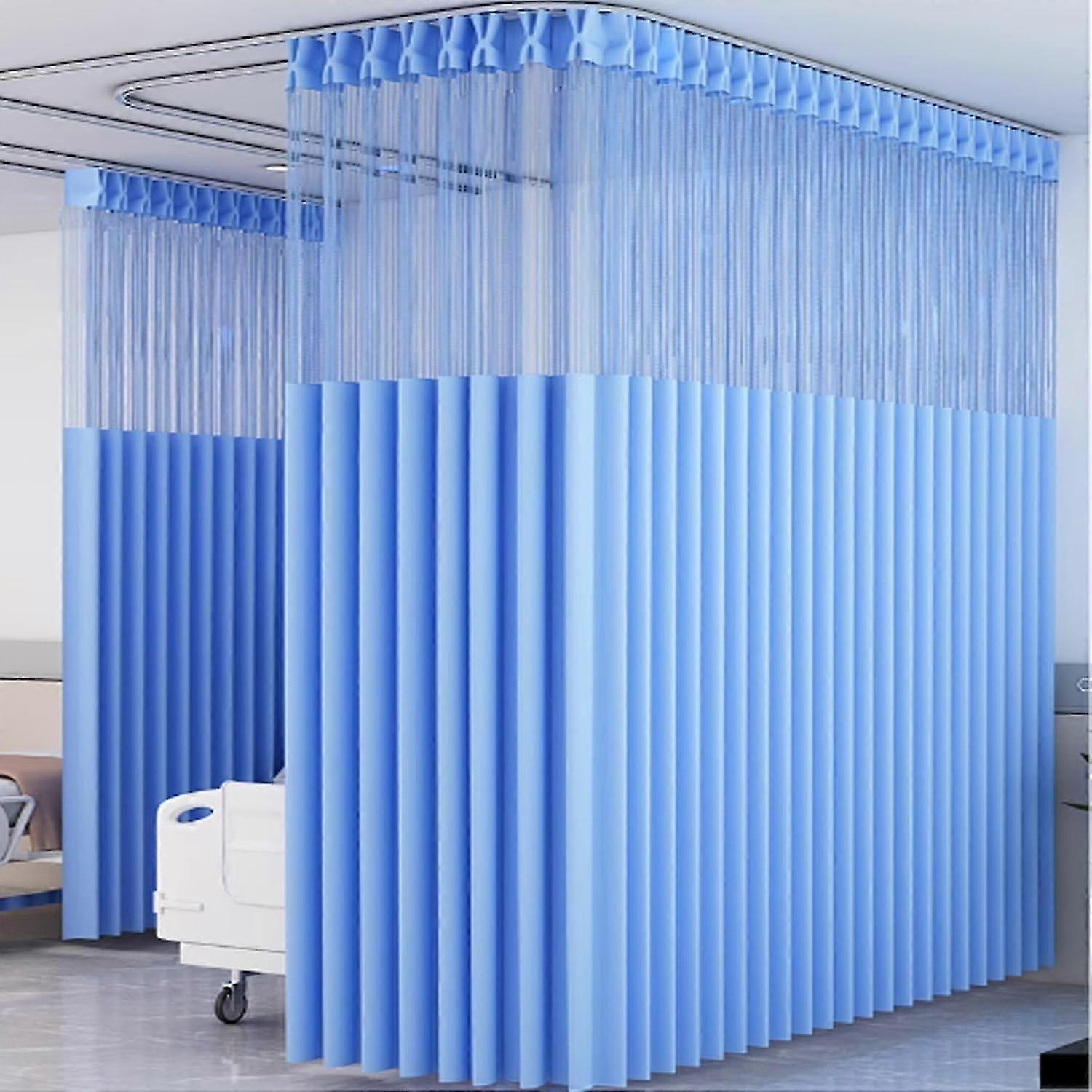 Room Divider Privacy Cubicle Curtain, 1pcs Hospital Clinic Curtain Privacy Screen, With Hooks