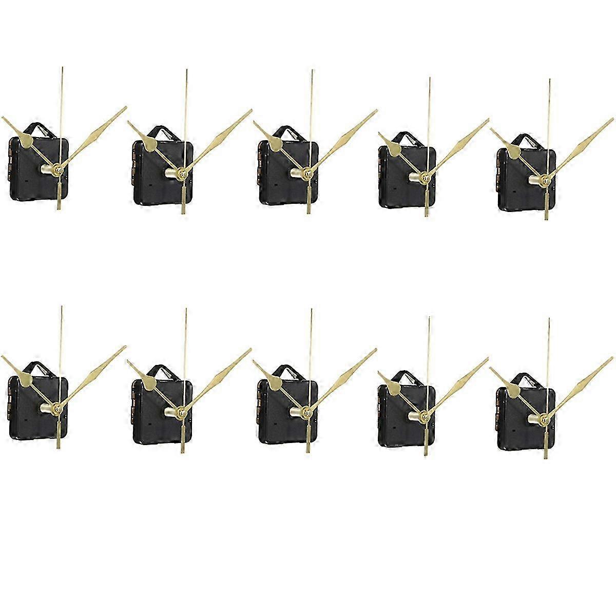 10 Set Quartz Clock Movement Hands Kits Wall Clock Edition 0621