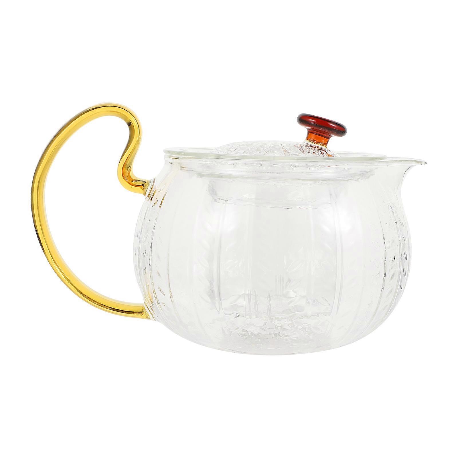 Glass Teapot Heat-Resistant Suitable For Household Users 1Pc