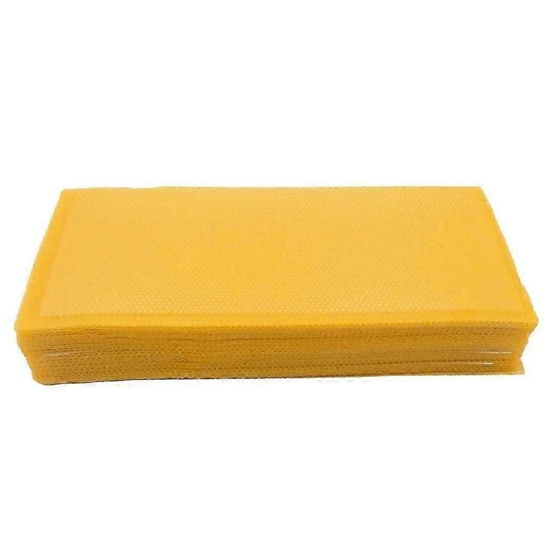 30Pcs Honeycomb Foundation Bee Wax Foundation Sheets Paper Candlemaking Beeswax Flakes Beekeeping T