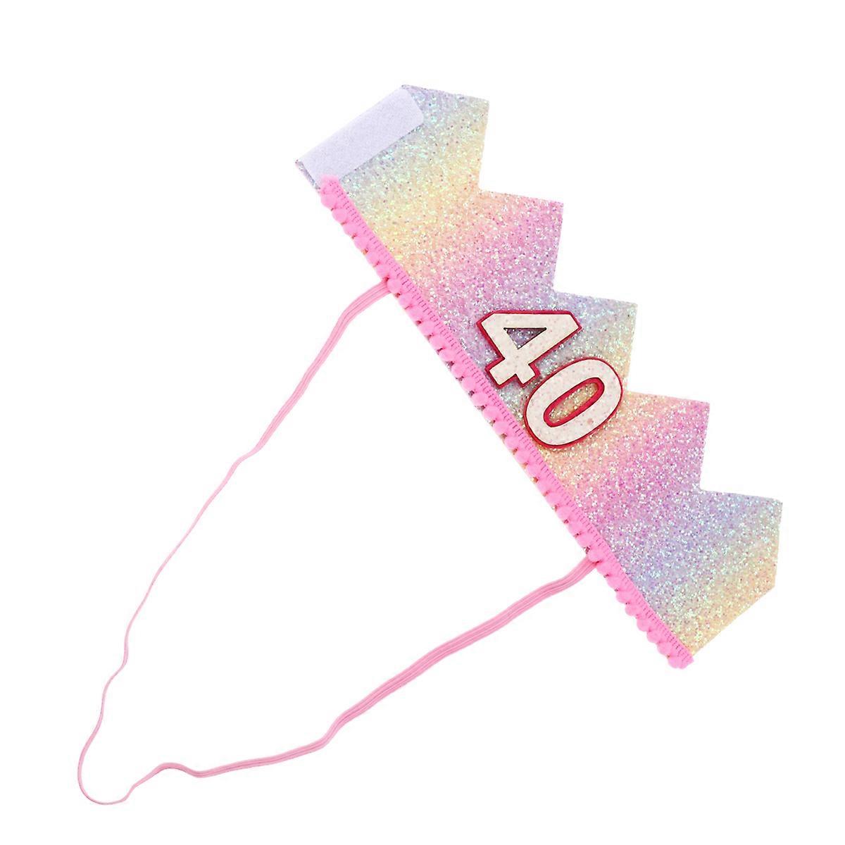 Födelsedagshatt Gradienthattar för dekoration 40-åring