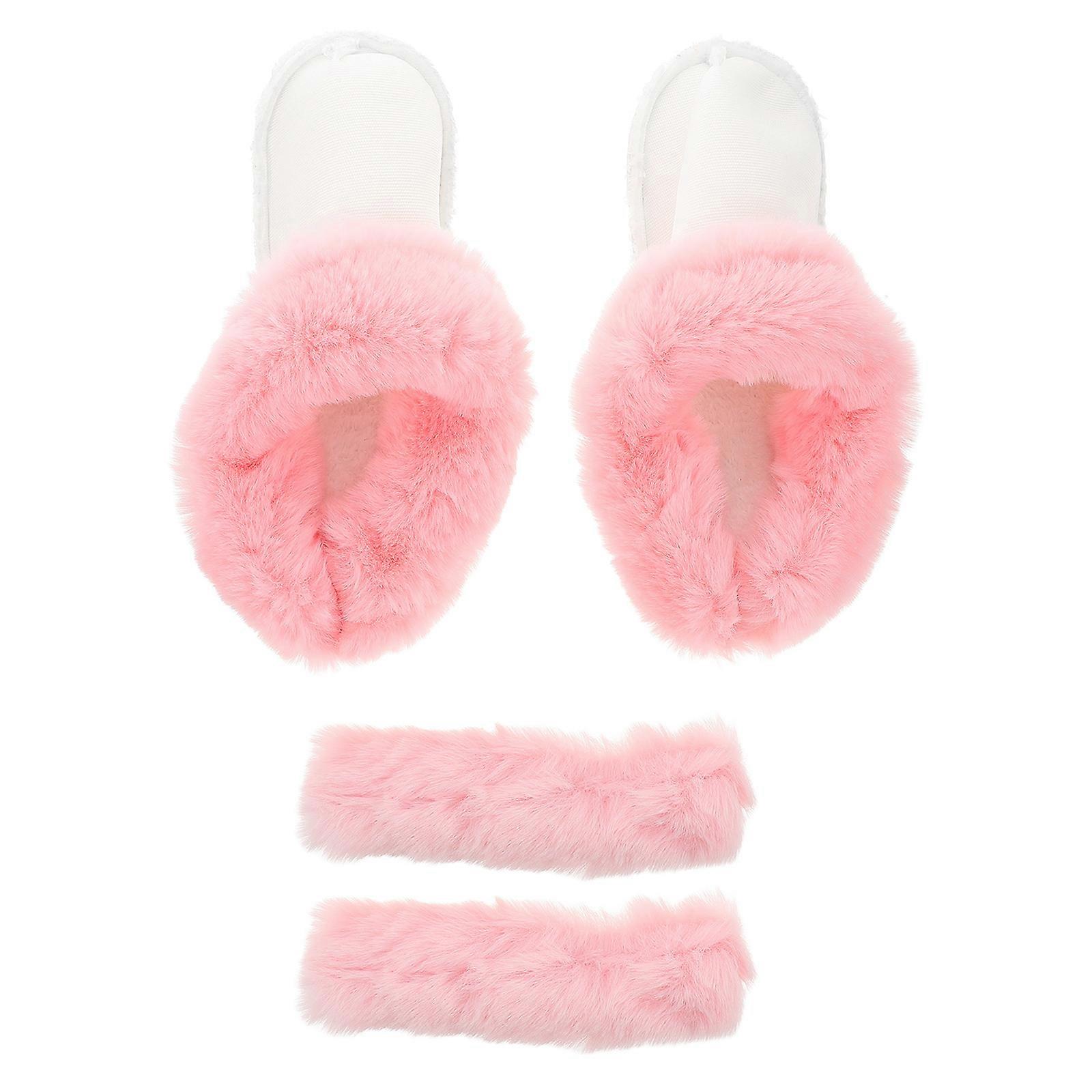 Warm Shoe Liners Detachable Fuzzy Material Winter Protection Size 42-43 1 Set