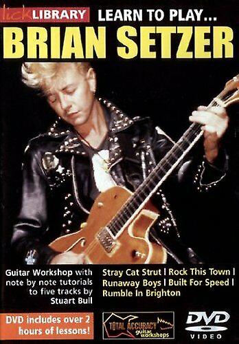 Lick Library Learn To Play Brian Setzer DVD - Region 2