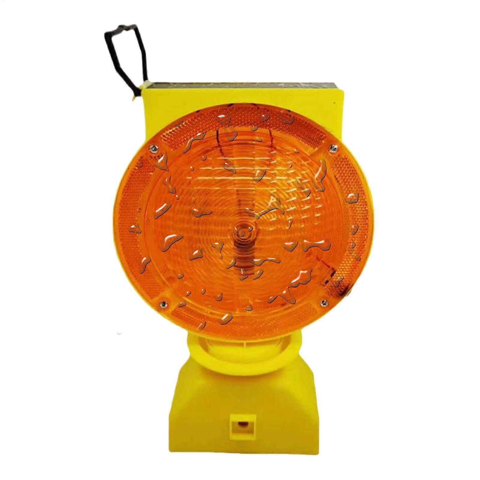 Solar Warning Light, LED Safety Sign, Solar Powered, High Visibility Strobe