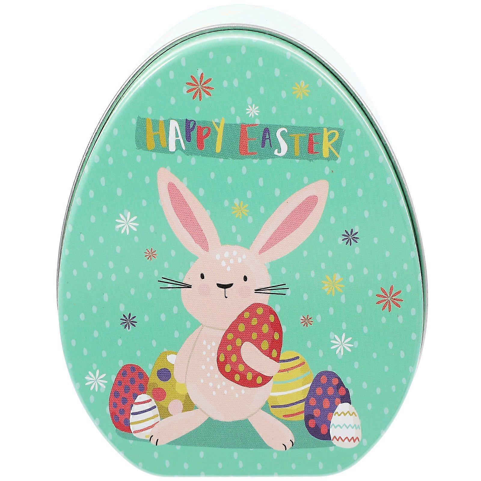 Easter Tinplate Storage Case Tinplate Cookie Box Tinplate Packing Box Candy Container