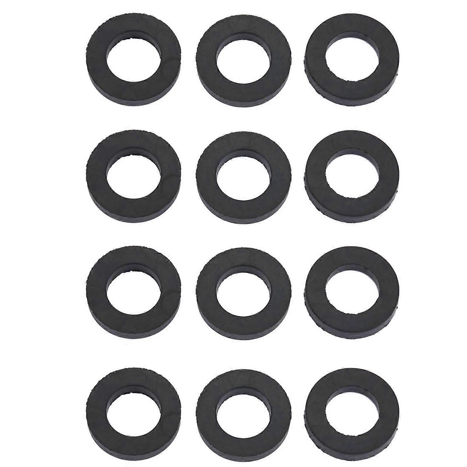 12 Pack Replacement Rubber Washers for Shower Faucet (1/2")
