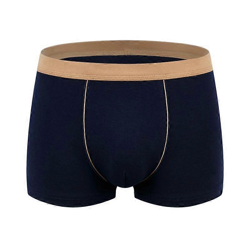 Cotton Men Boxers Ventilate Plus Size Boxer Shorts Solid Soft Underwear