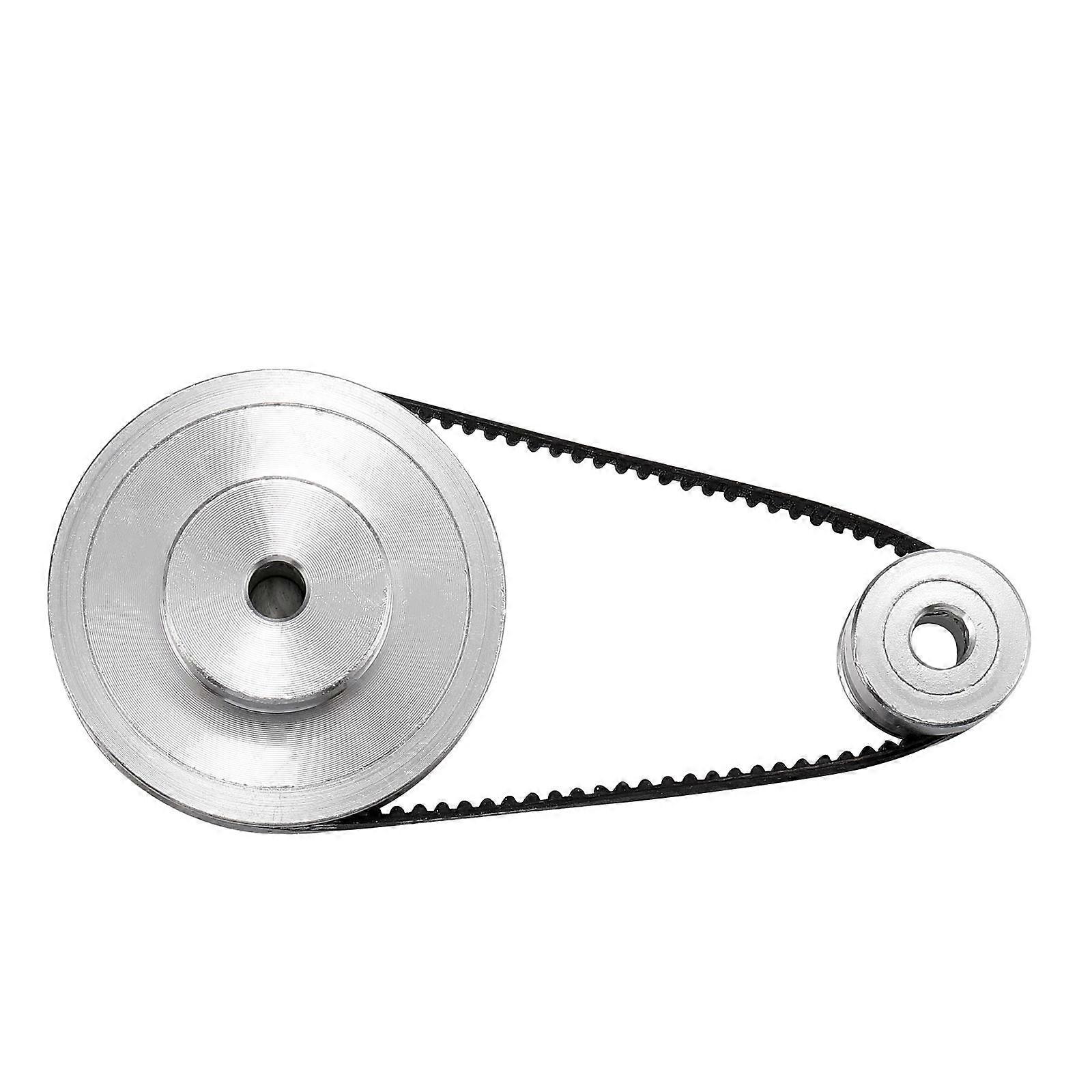 Aluminum Timing Pulley Set with Synchronous Wheels and 200mm x 6mm Belt for Printers