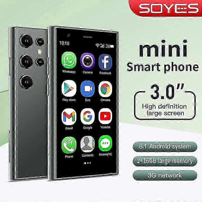 Mini Mobile Phone with 3.0inch HD Screen, 2GB RAM, 16GB ROM, Dual SIM, 1000mAh Battery, WIFI, Bluetooth, Android