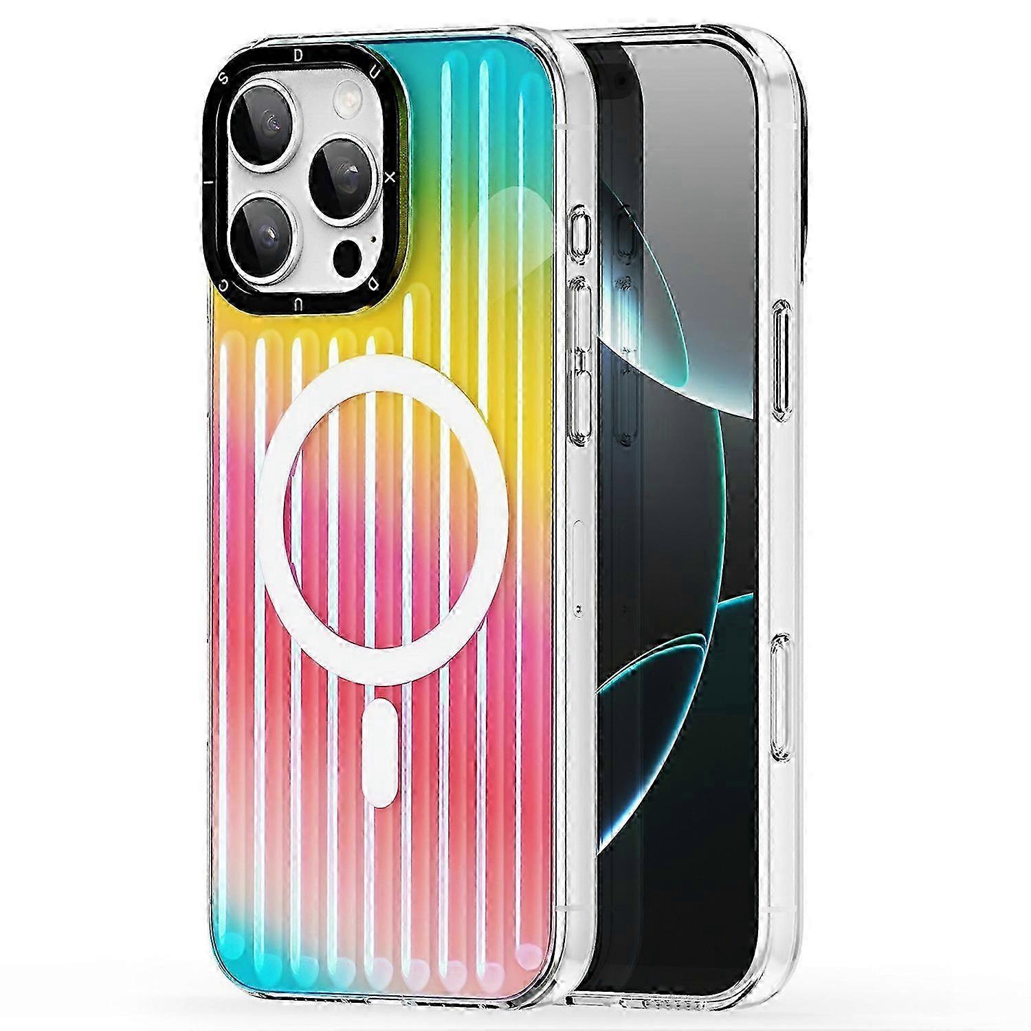 Zest Series Case Compatible with MagSafe for Certain Brand iPhone 16 Pro, Gradient TPU + PET Phone Cover