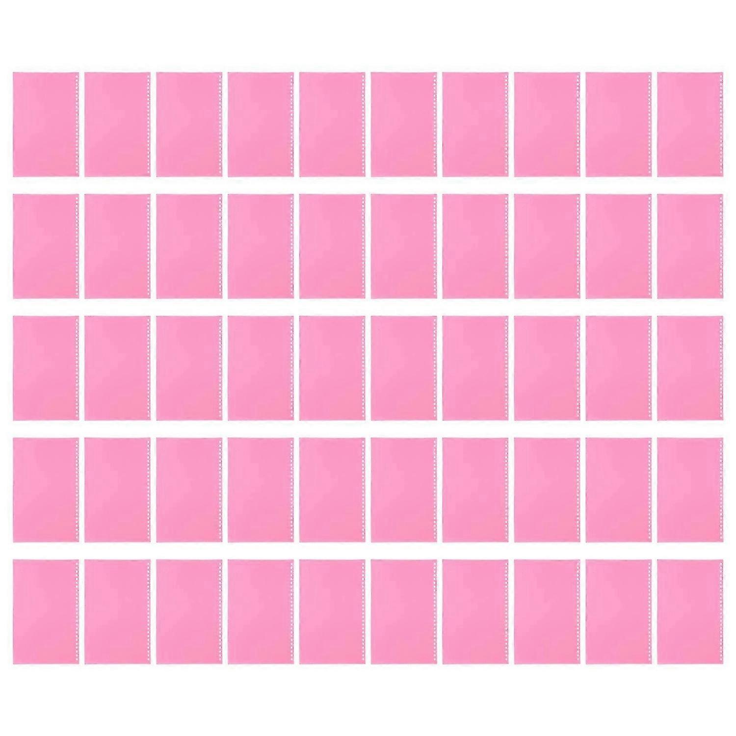 B5 26 Paper Cover Frosted Translucent Waterproof Rollable PP Page Binding Cover for Reports Presentations 50pcs Red