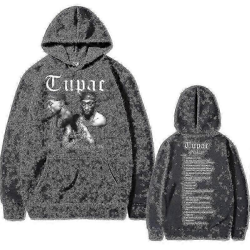 Rapper Tupac Oversized Pullover Hoodie For Adults