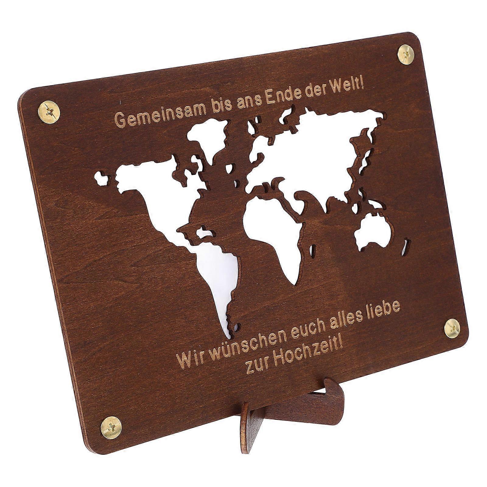 It sounds like you're describing a **wooden graduation money holder with a clip and envelope organizer**—a stylish and practical idea for