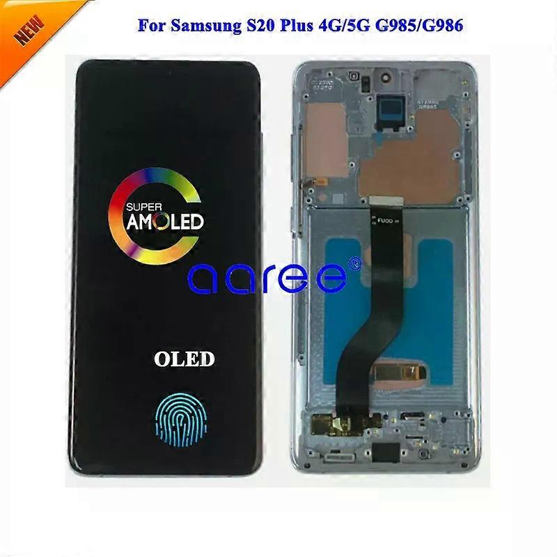 Stand AMOLED OLED LCD Screen For Samsung S20 Plus For SAMSUNG S20 Plus G985F Disaplay LCD Screen Touch Digitizer Assembly