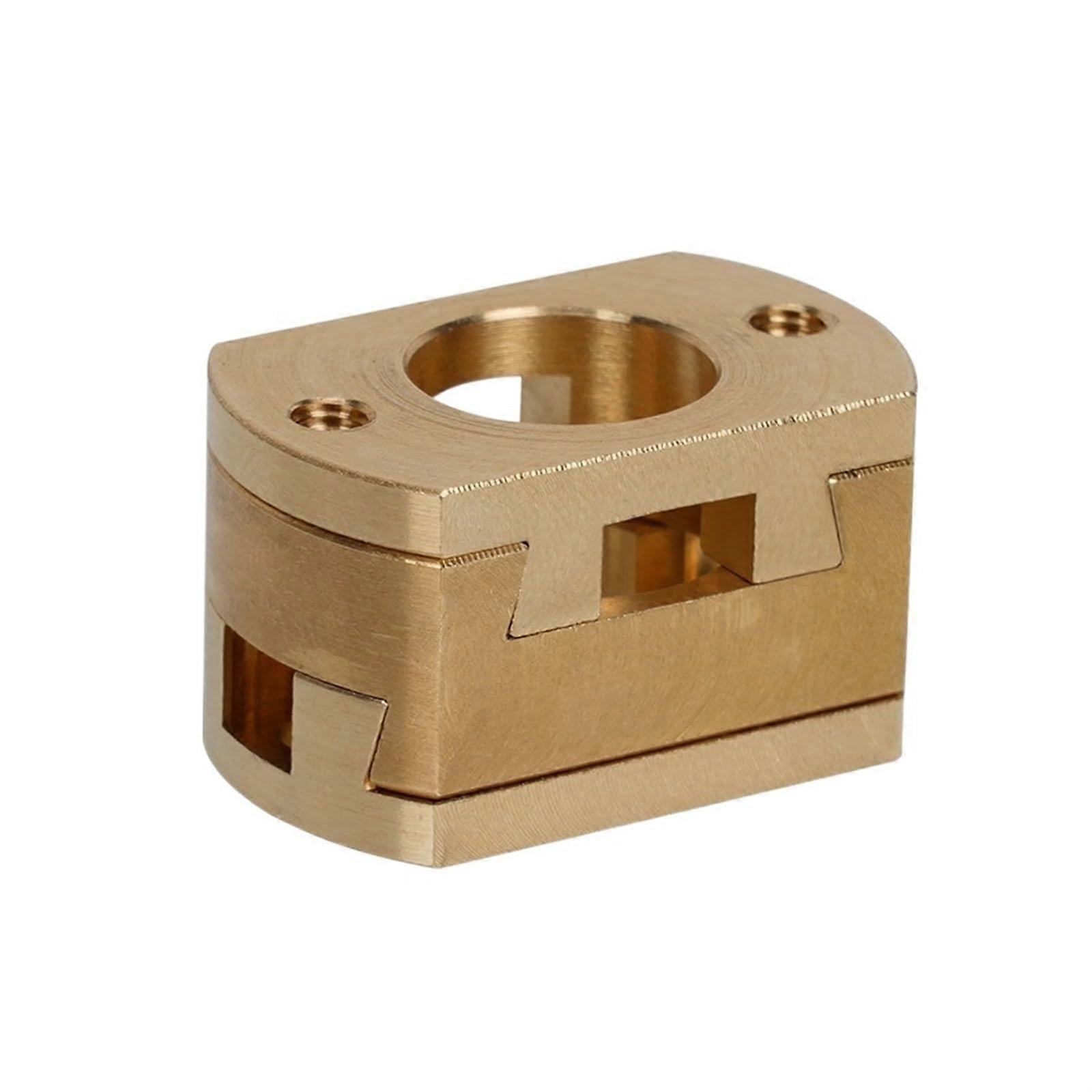 Z-axis Brass Coupling T8 8 mm for 3D Printer Hot Bed, Lead Screw Adapter, Bearing Compatible with 3D Printer Models
