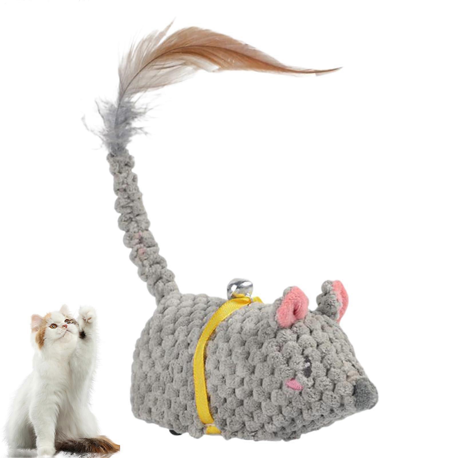 Cat Electric Interactive Smart Mice Toy, Rechargeable Hunting Game