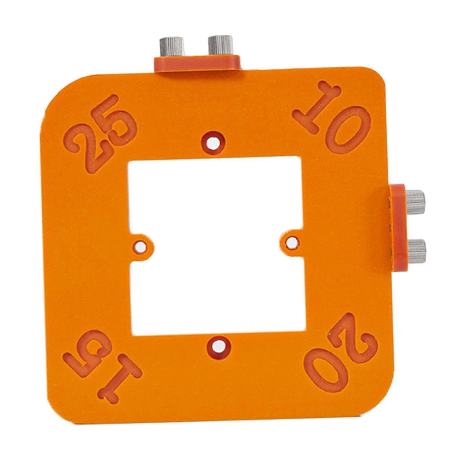 Professional Edge Trimming Tool for Woodworking, Round Corner Radius Template with Markings, Compact Multipurpose Trimming Guide
