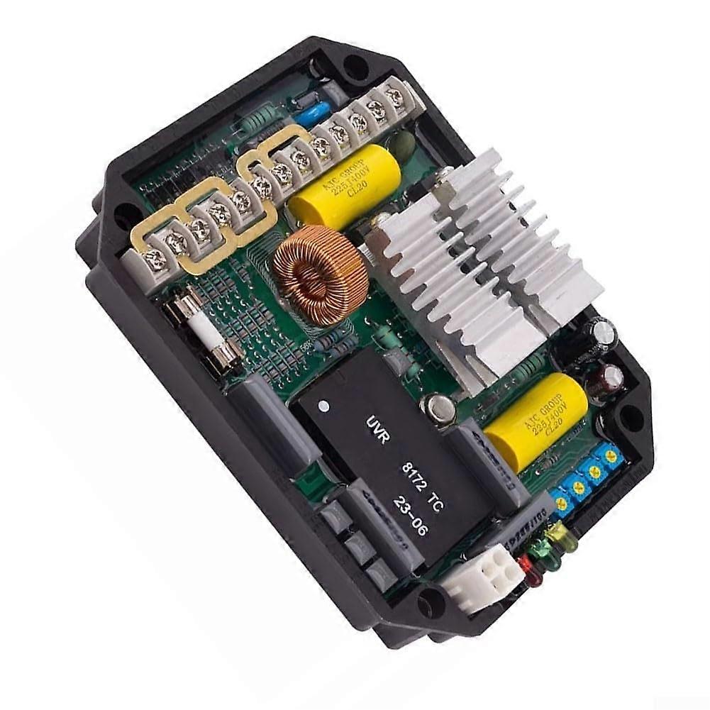 Reliable power supply with AVR UVR6 voltage regulator for brushless generator