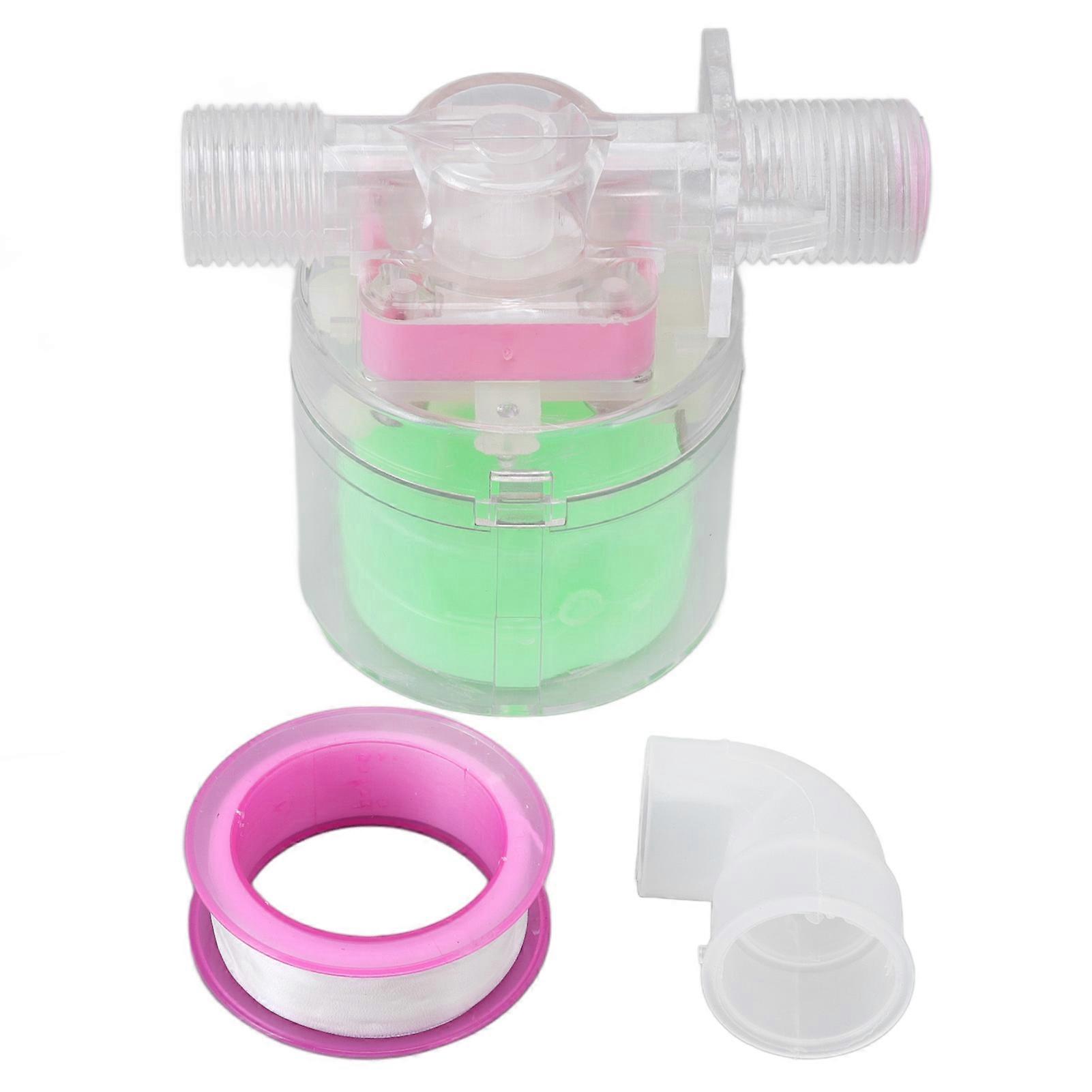 Water Lever Control Valve Transparent Full Automatic Plastic Tower Tank Floating Ball Valve