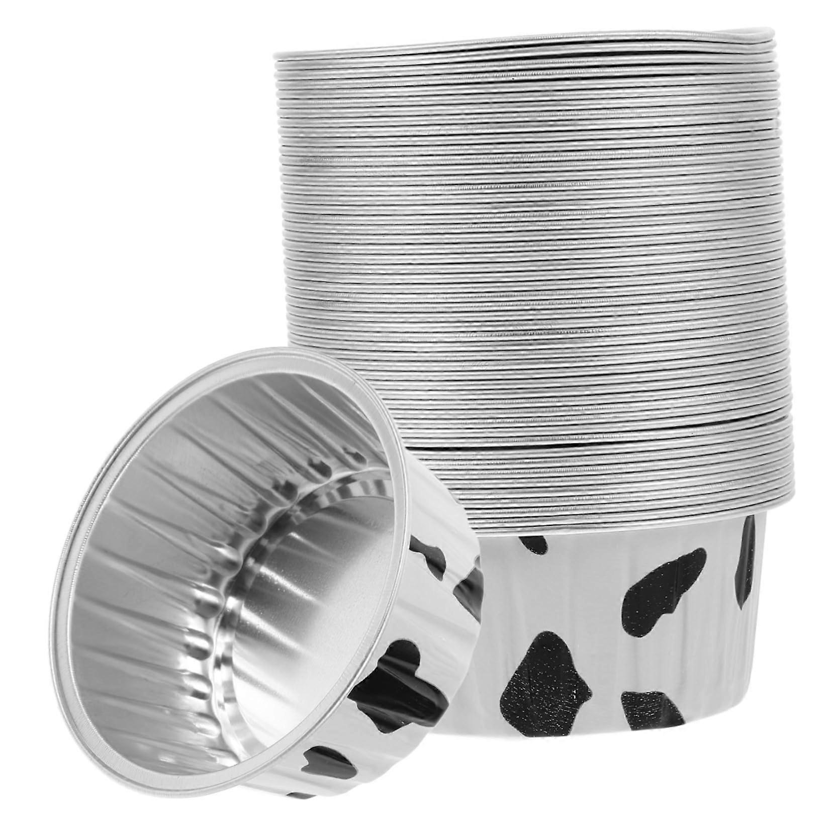 50Piece Aluminum Foil Baking Mould Set – Mini Muffin Pans, Cake Tins, Cupcake Liners