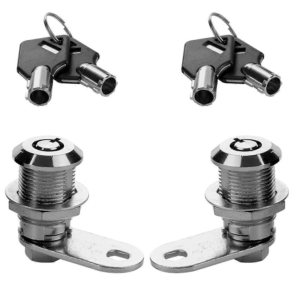 Cupboard Lock Drawer Lock Security Keyless Combination Metal Cabinet Office Cabinet 1.45X0.98X0.98inch 2Pcs