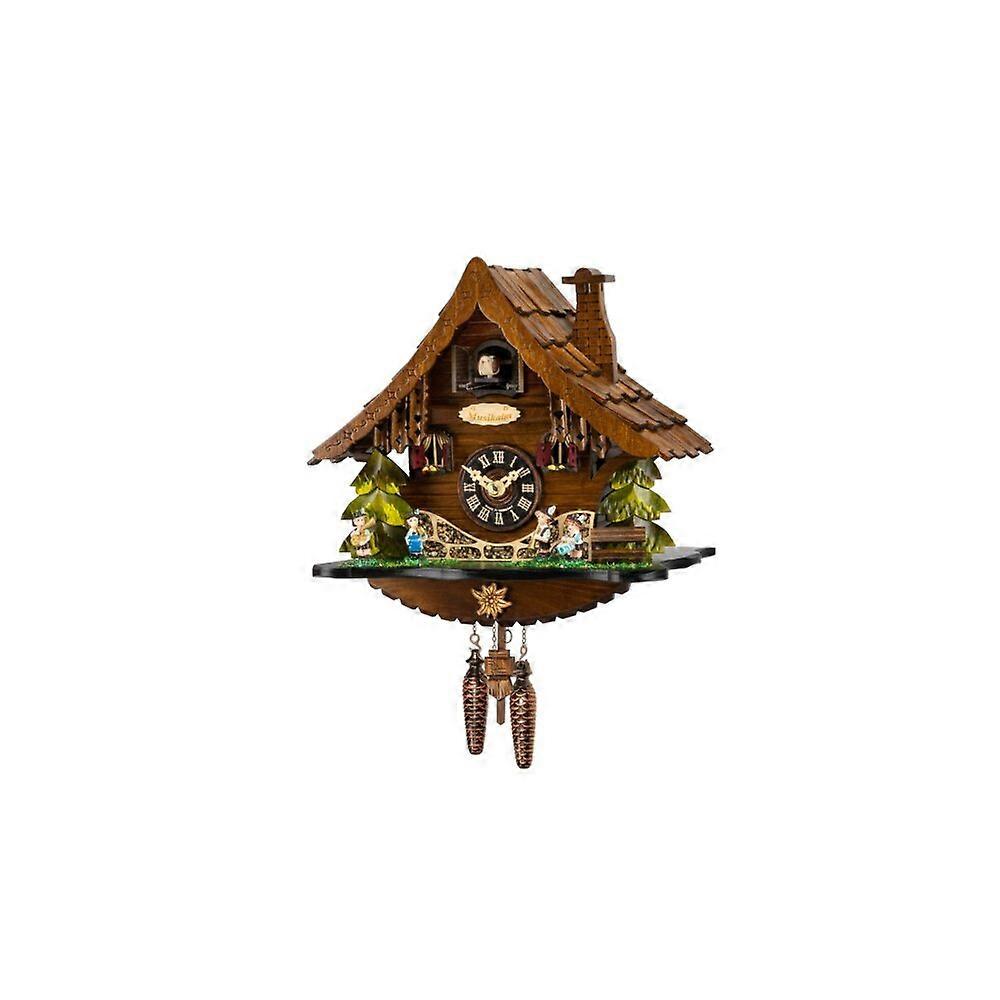 Engstler - 47111_Q - Cuckoo Clock - Quartz - Walnut - 25 cm