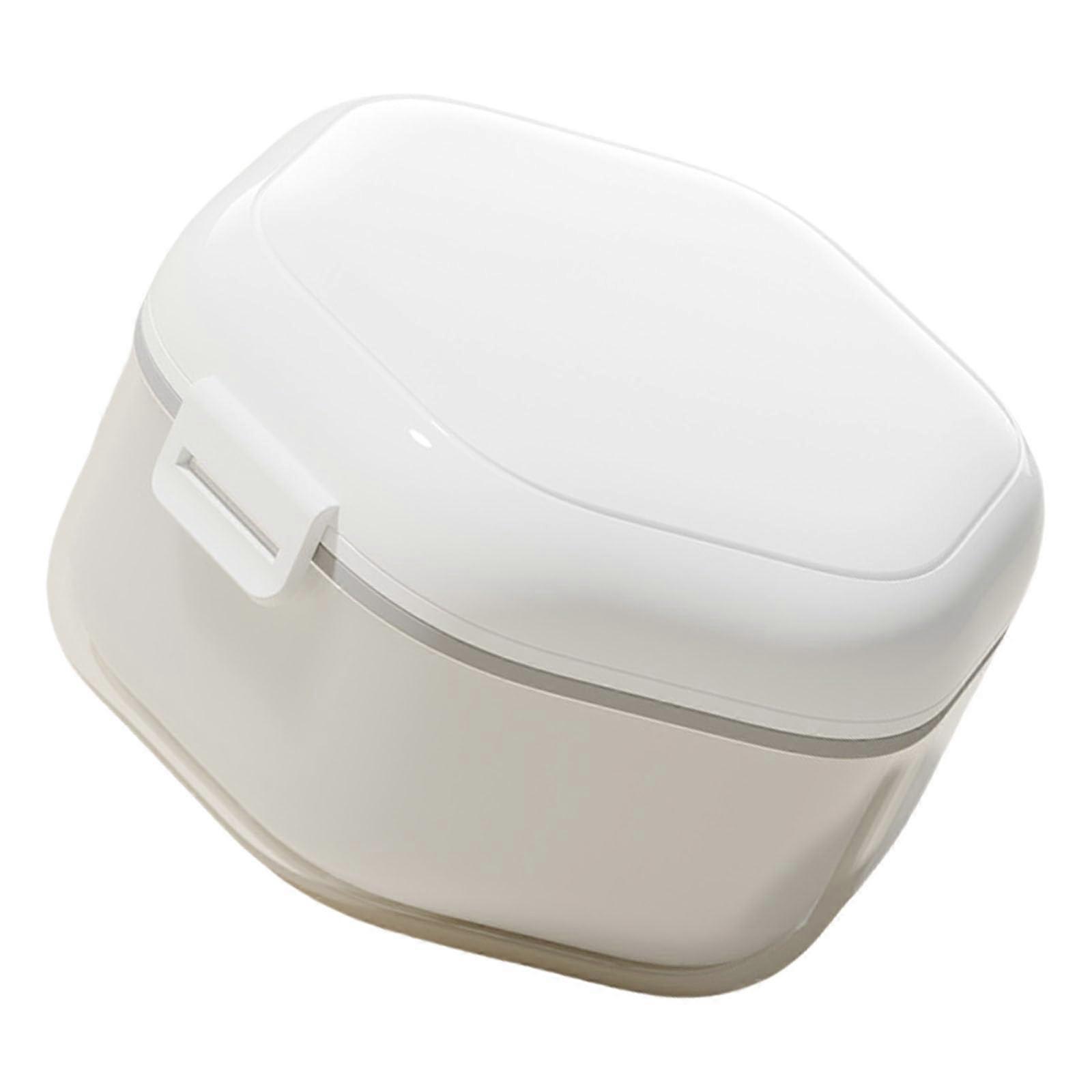 Retention cleaning box, invisible teeth retainer with ventilation holes, mouthguard container for daily use