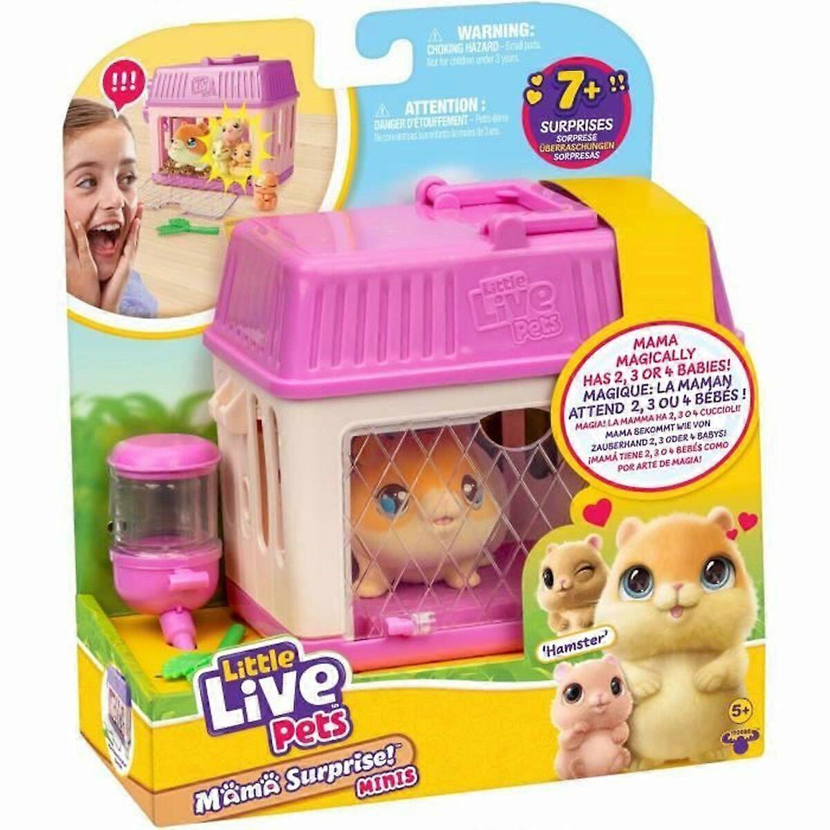 Fluffy toy Little Live Pets Mama Surprise Hamsters Orange Plush Hamster