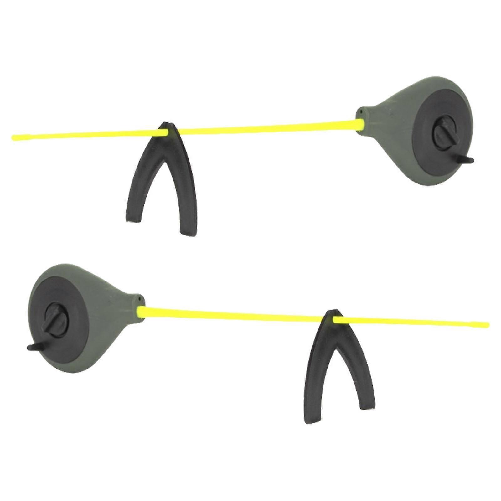 התקנה בקלות מחזיק מוט דגים כפול ראש ציוד דיג בים חורף לצרכי דיג שונים צבעוני