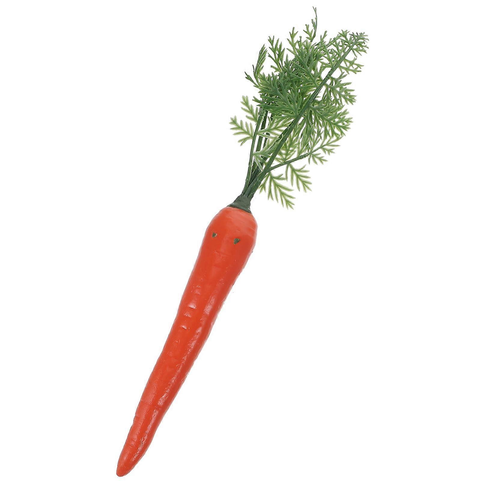 Artificial Carrot Lifelike Foam Carrot Decorative Imitation for Easter Parties EcoFriendly Material for Display Cases and Home Decor