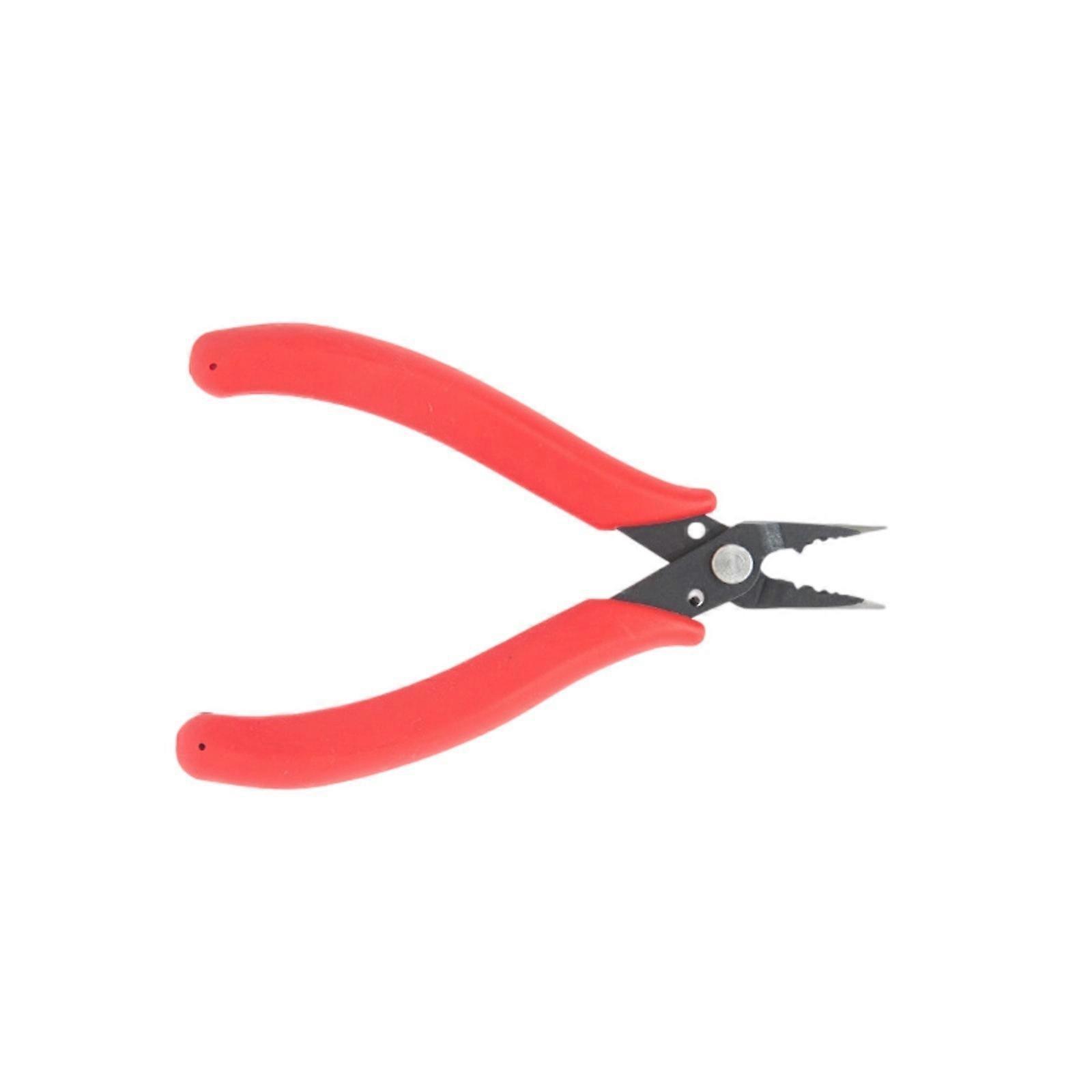 Heavy Duty Alloy Steel Needle Nose Angled Tip Pliers With Ergonomic Handle For Extended Use In Detailed DIYer Projects Multicolor