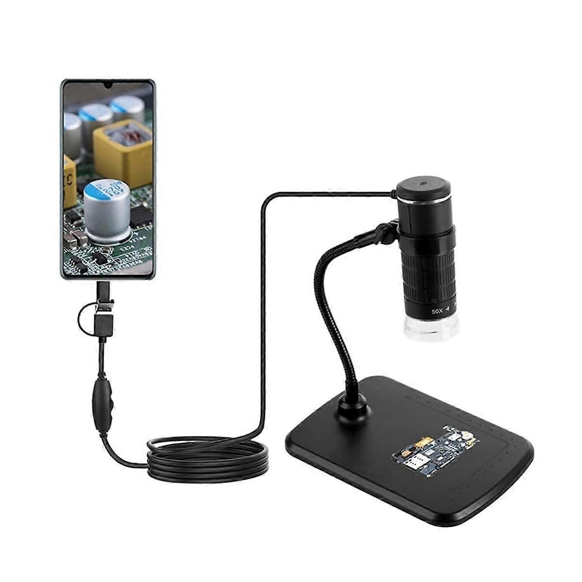 Microscope Accessory, 1000x Digital Microscope, Portable, Durable and Reliable Performance (Type 13in1)