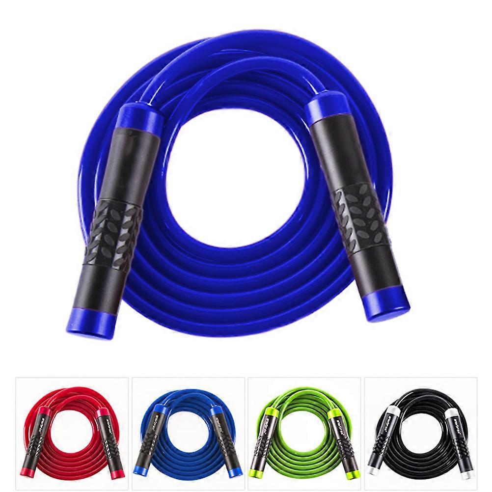 Blue Adjustable Aluminum Alloy and PVC Fitness Rope for Workout Training with Efficient
