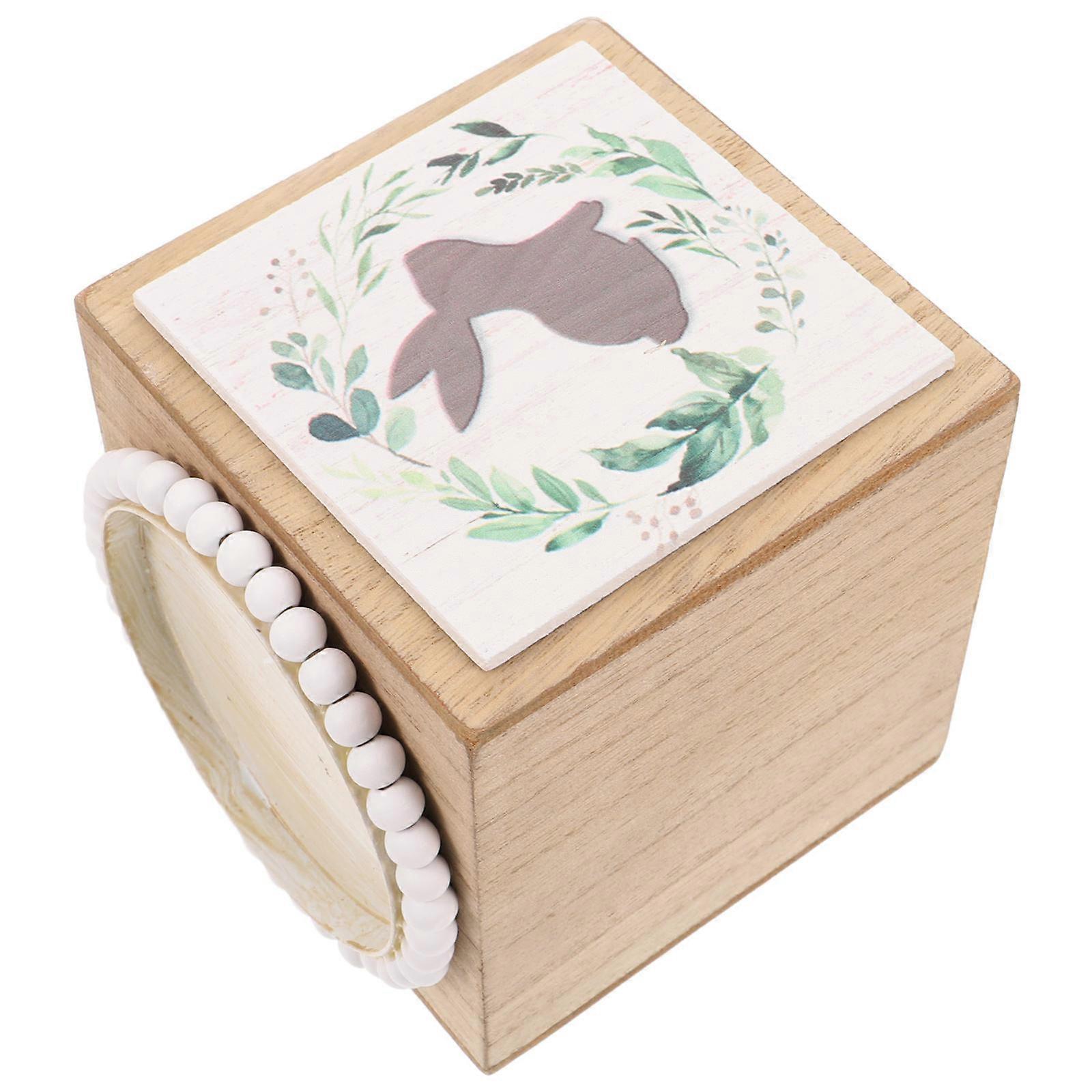 Decorative Candlestick Stand Wooden For Easter Wedding Home Staging 1Pack